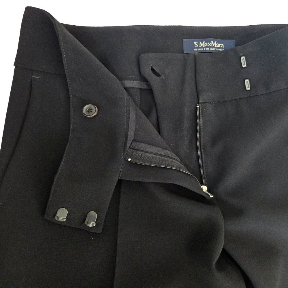 S MAX MARA Design For Easy Living Fitted Tailored TROUSERS - Picture 2 of 9